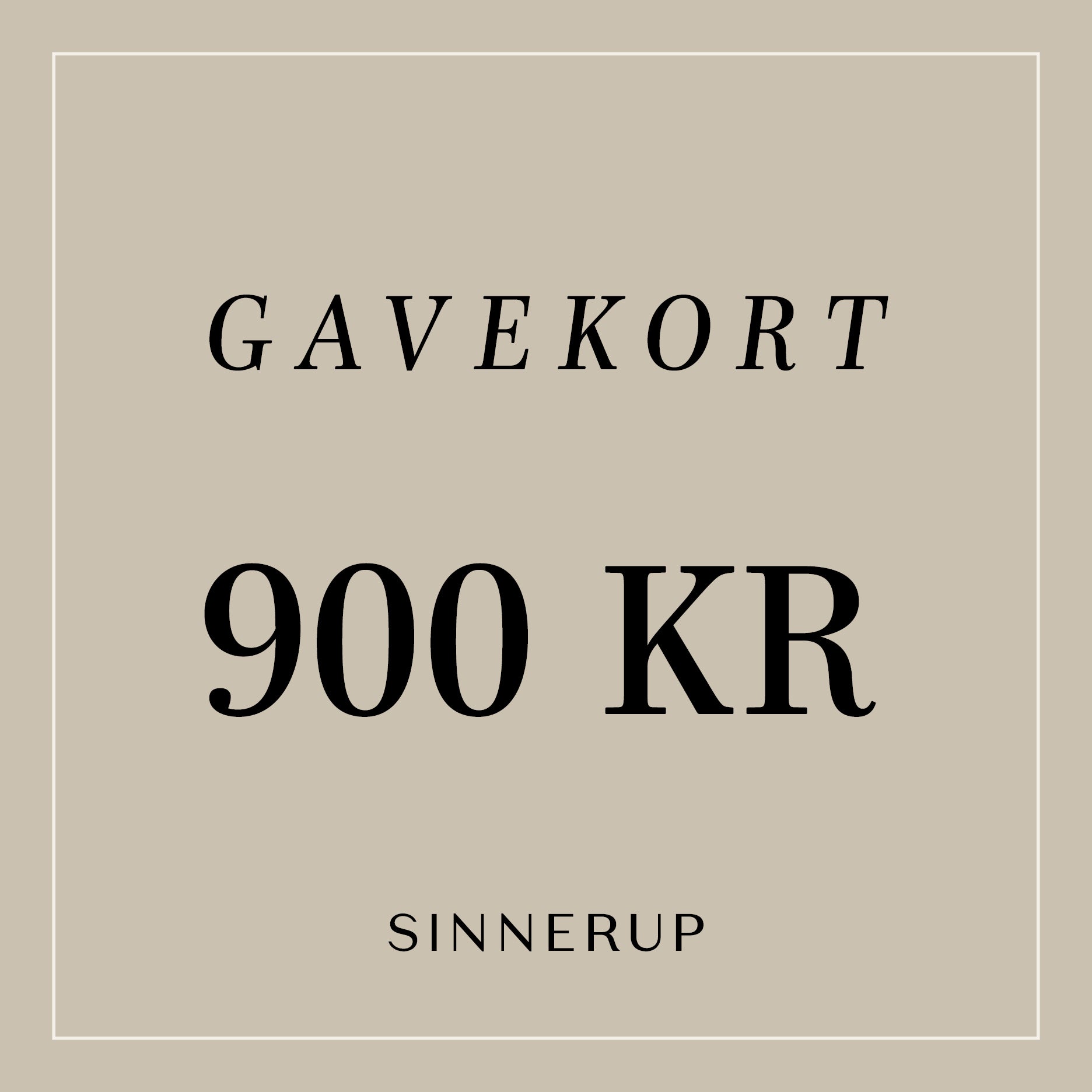 Sinnerup Gavekort